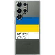 Прозорий чохол BoxFace Samsung Galaxy S25 Ultra Pantone вільний синій