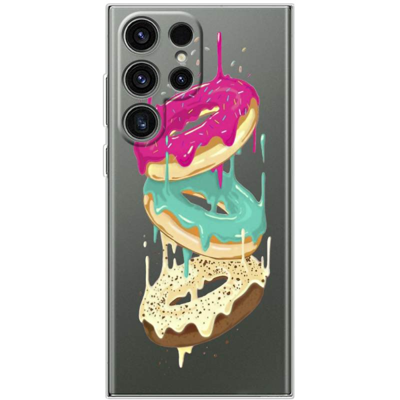 Прозорий чохол BoxFace Samsung Galaxy S25 Ultra Donuts