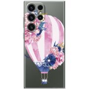 Чохол зі стразами Samsung Galaxy S25 Ultra Pink Air Baloon