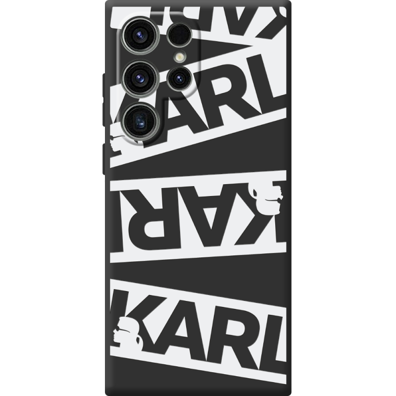 Чорний чохол BoxFace Samsung Galaxy S25 Ultra White Karl