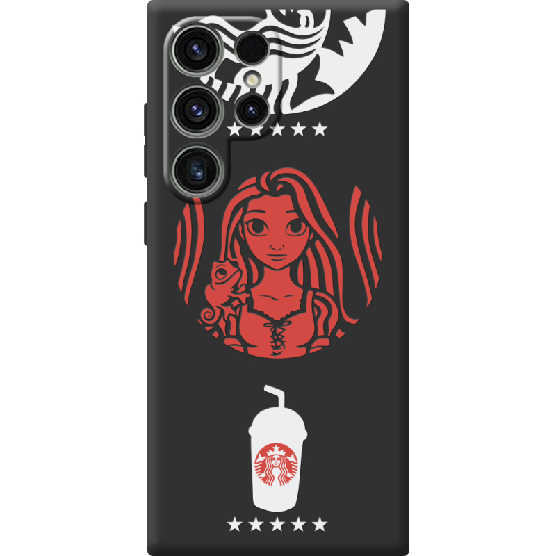 Чорний чохол BoxFace Samsung Galaxy S25 Ultra RedWhite Coffee