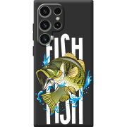Чорний чохол BoxFace Samsung Galaxy S25 Ultra Fish