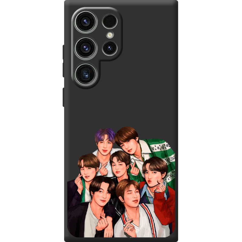 Чорний чохол BoxFace Samsung Galaxy S25 Ultra BTS