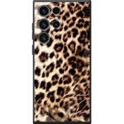 Чорний чохол BoxFace Samsung Galaxy S25 Ultra Леопардовий