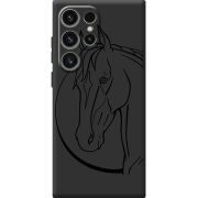 Чорний чохол BoxFace Samsung Galaxy S25 Ultra Horse