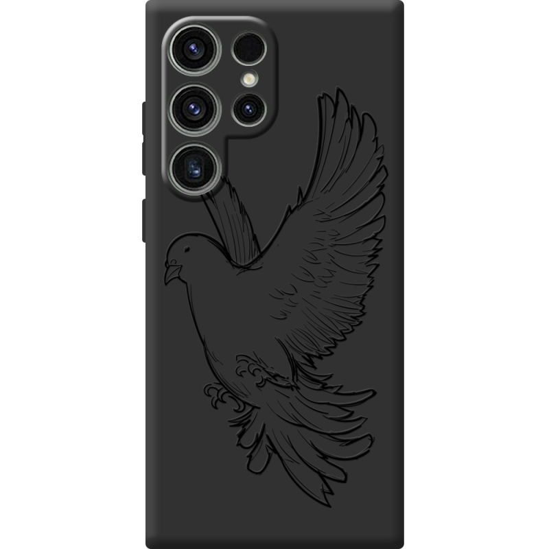 Чорний чохол BoxFace Samsung Galaxy S25 Ultra Dove