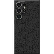 Чорний чохол BoxFace Samsung Galaxy S25 Ultra Leaves