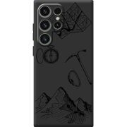 Чорний чохол BoxFace Samsung Galaxy S25 Ultra Mountains