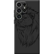 Чорний чохол BoxFace Samsung Galaxy S25 Ultra Lion