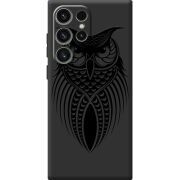 Чорний чохол BoxFace Samsung Galaxy S25 Ultra Owl
