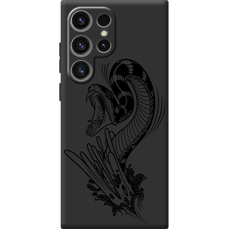 Чорний чохол BoxFace Samsung Galaxy S25 Ultra Snake
