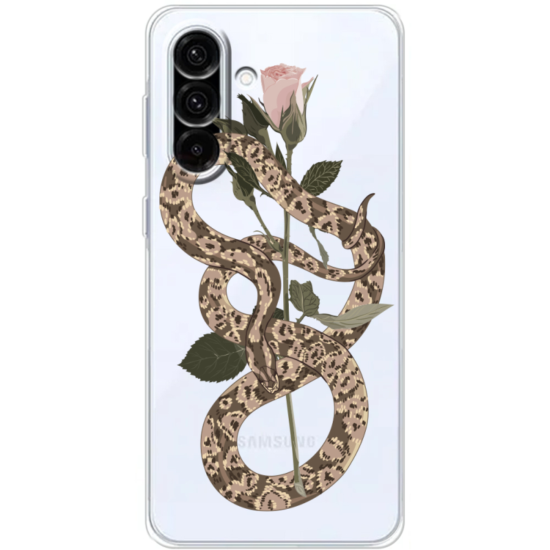 Прозорий чохол BoxFace Samsung Galaxy A36 5G (A366) Glamor Snake