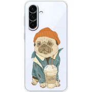 Прозорий чохол BoxFace Samsung Galaxy A36 5G (A366) Dog Coffeeman