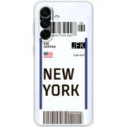 Прозорий чохол BoxFace Samsung Galaxy A36 5G (A366) Ticket New York