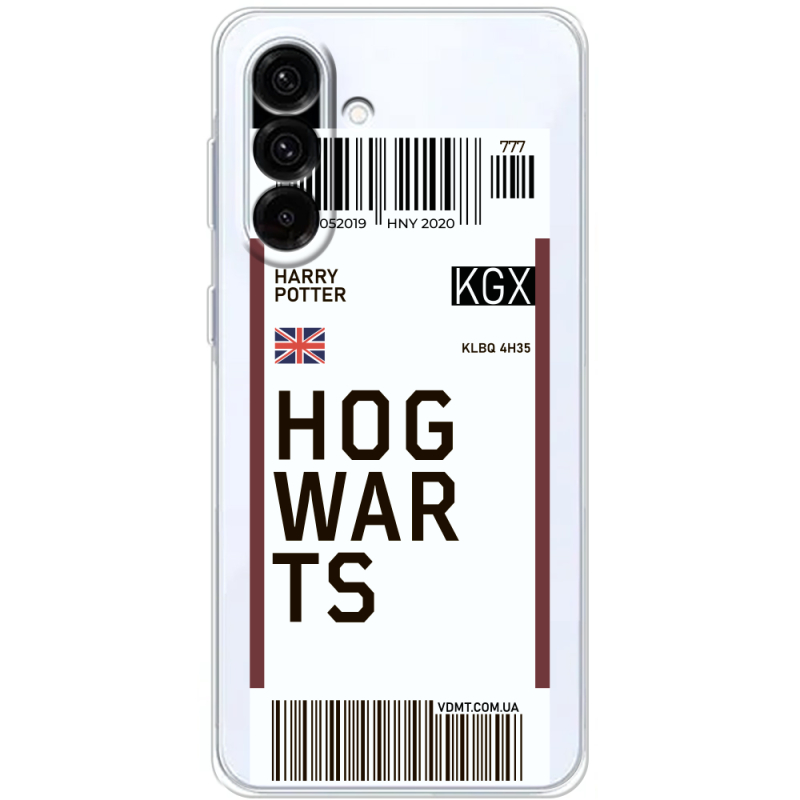 Прозорий чохол BoxFace Samsung Galaxy A36 5G (A366) Ticket Hogwarts