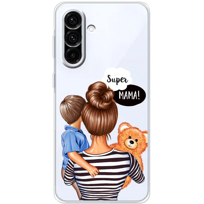 Прозорий чохол BoxFace Samsung Galaxy A36 5G (A366) Super Mama and Son