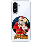 Прозорий чохол BoxFace Samsung Galaxy A36 5G (A366) Cool Santa