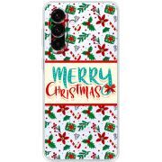 Прозорий чохол BoxFace Samsung Galaxy A36 5G (A366) Vintage Christmas Pattern