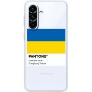 Прозорий чохол BoxFace Samsung Galaxy A36 5G (A366) Pantone вільний синій