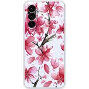 Прозорий чохол BoxFace Samsung Galaxy A36 5G (A366) Pink Magnolia