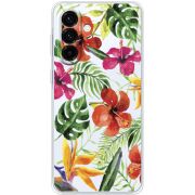 Прозорий чохол BoxFace Samsung Galaxy A36 5G (A366) Tropical Flowers