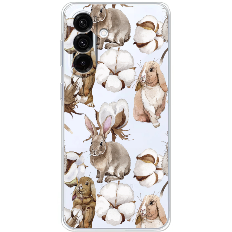 Прозорий чохол BoxFace Samsung Galaxy A36 5G (A366) Cotton and Rabbits