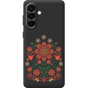 Чорний чохол BoxFace Samsung Galaxy A36 5G (A366) Ukrainian Ornament