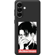 Чорний чохол BoxFace Samsung Galaxy A36 5G (A366) Attack On Titan - Ackerman