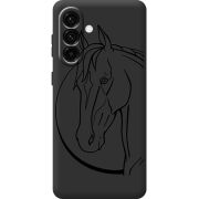 Чорний чохол BoxFace Samsung Galaxy A36 5G (A366) Horse