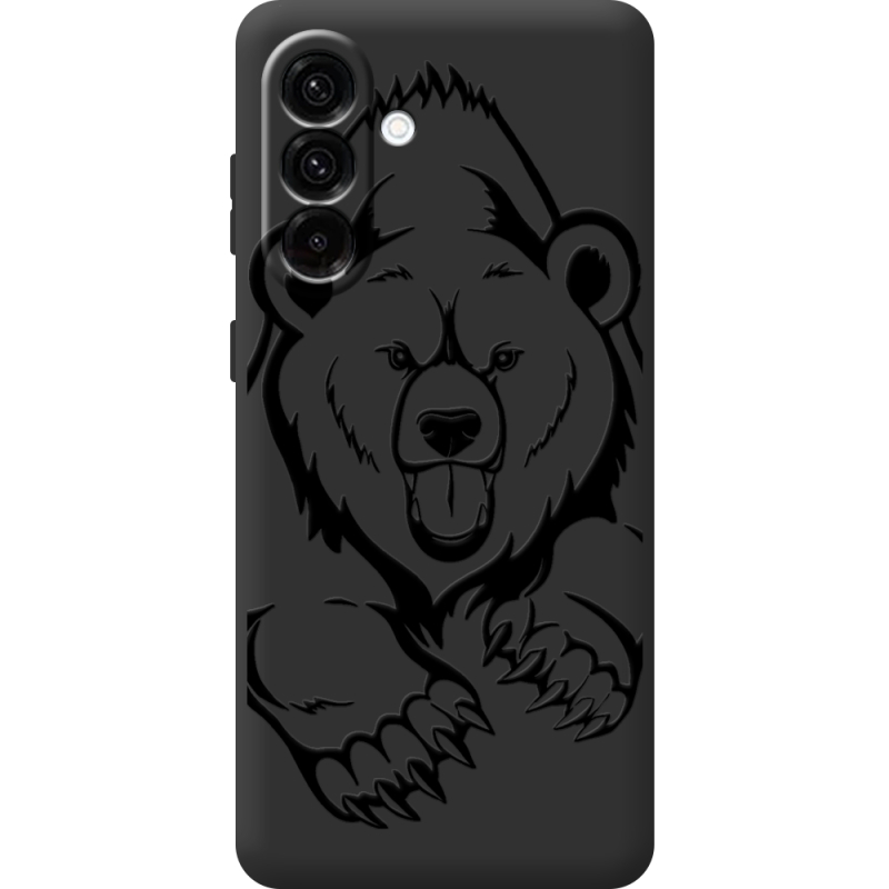 Чорний чохол BoxFace Samsung Galaxy A36 5G (A366) Grizzly Bear