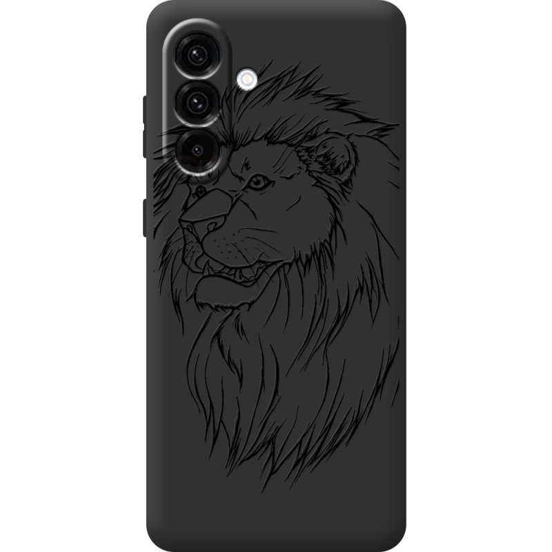 Чорний чохол BoxFace Samsung Galaxy A36 5G (A366) Lion