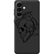 Чорний чохол BoxFace Samsung Galaxy A36 5G (A366) Skull and Roses