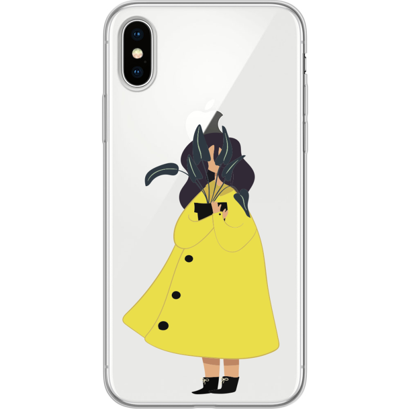 Прозрачный чехол Uprint Apple iPhone X Just a Girl