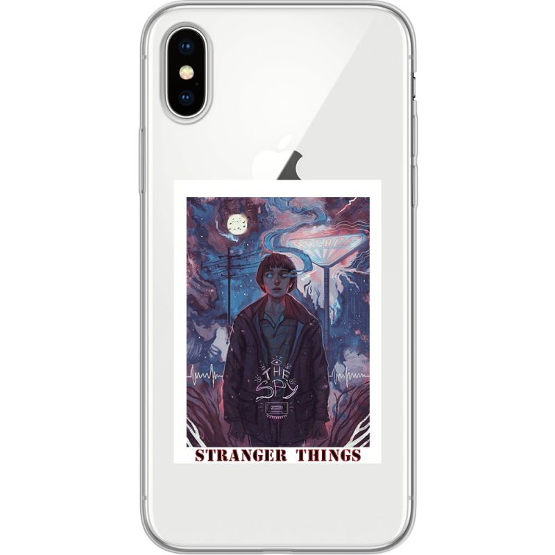 Прозрачный чехол Uprint Apple iPhone X Stranger Things