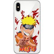 Прозрачный чехол Uprint Apple iPhone X Naruto