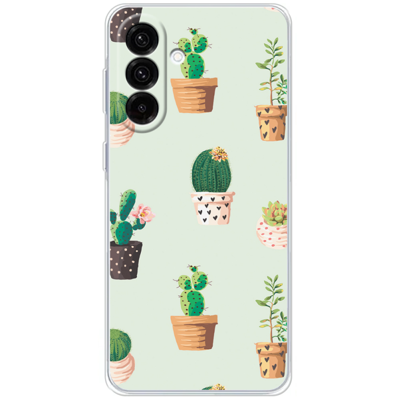 Чохол BoxFace Samsung Galaxy A56 (A566) L-green Cacti