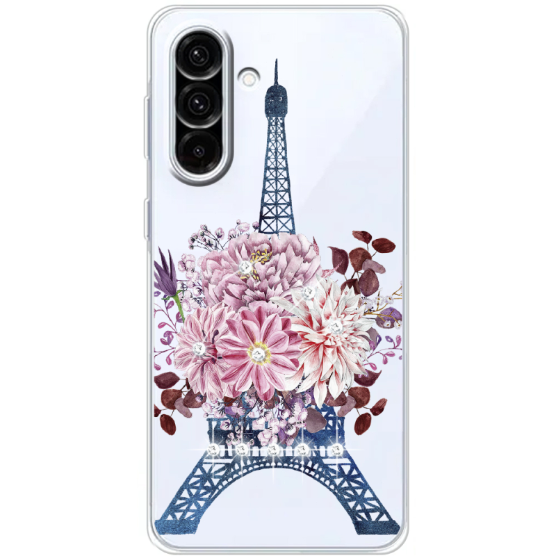 Чохол зі стразами Samsung Galaxy A56 (A566) Eiffel Tower