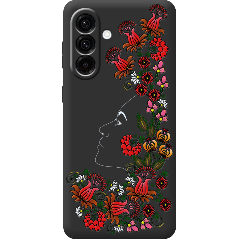 Чорний чохол BoxFace Samsung Galaxy A56 (A566) 3D Ukrainian Muse