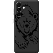 Чорний чохол BoxFace Samsung Galaxy A56 (A566) Grizzly Bear