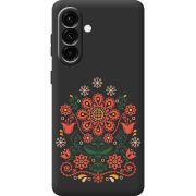 Чорний чохол BoxFace Samsung Galaxy A26 Ukrainian Ornament