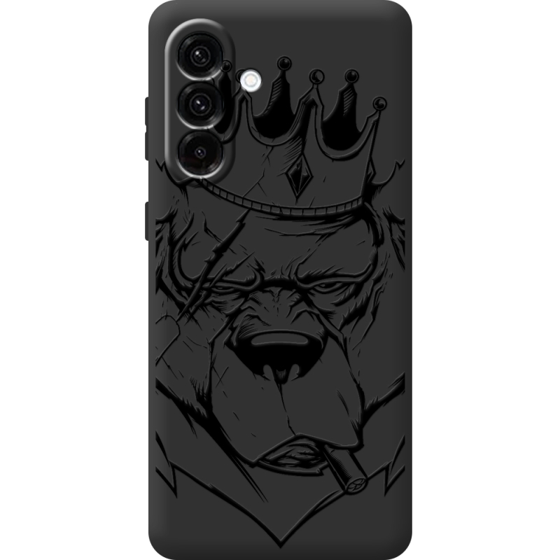 Чорний чохол BoxFace Samsung Galaxy A26 (A266) Bear King