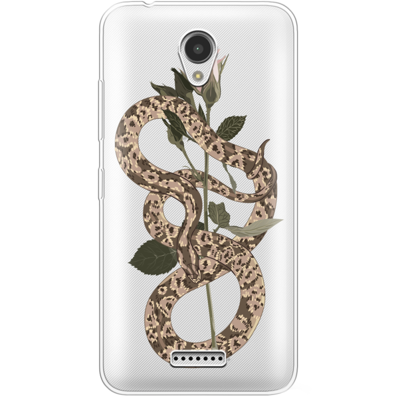 Прозрачный чехол Uprint Lenovo A Plus A1010a20 Glamor Snake