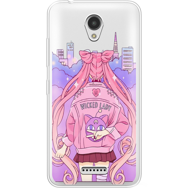 Прозрачный чехол Uprint Lenovo A Plus A1010a20 Wiked Lady