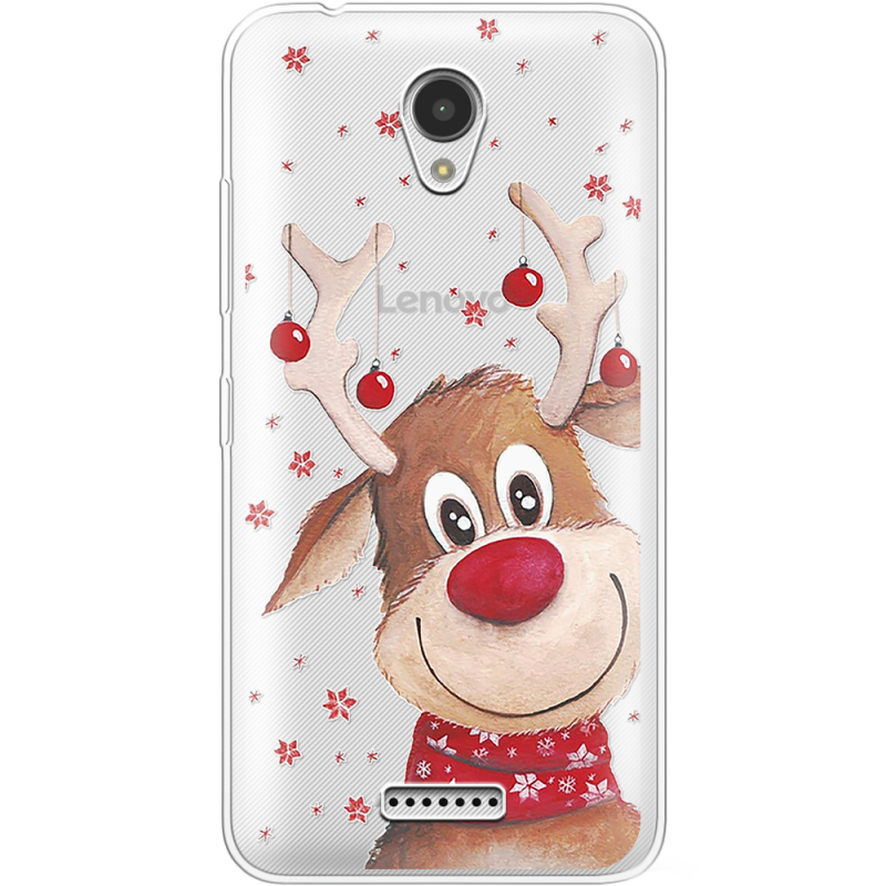 Прозрачный чехол Uprint Lenovo A Plus A1010a20 Winter Deer