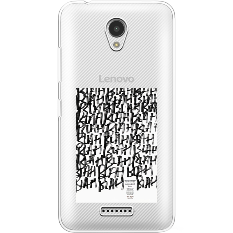 Прозрачный чехол Uprint Lenovo A Plus A1010a20 Blah Blah