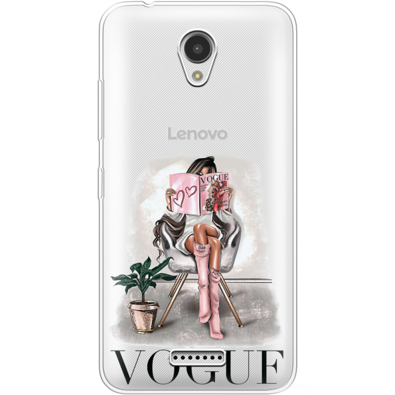 Прозрачный чехол Uprint Lenovo A Plus A1010a20 VOGUE