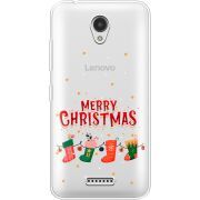Прозрачный чехол Uprint Lenovo A Plus A1010a20 Merry Christmas