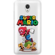 Прозрачный чехол Uprint Lenovo A Plus A1010a20 Super Mario
