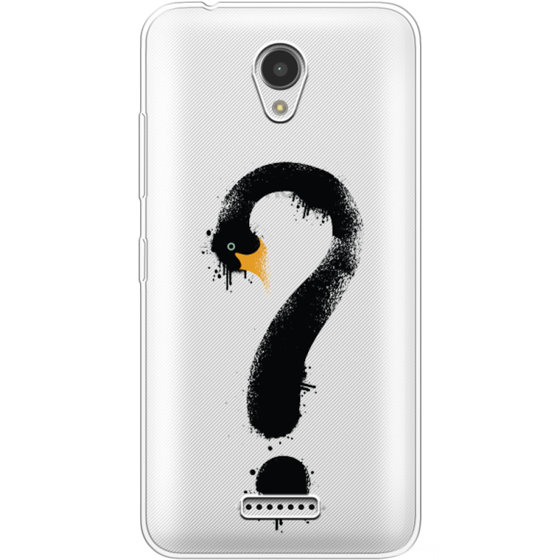 Прозрачный чехол Uprint Lenovo A Plus A1010a20 Swan question