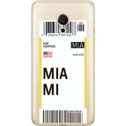 Прозрачный чехол Uprint Meizu M15 (15 Lite) Ticket Miami